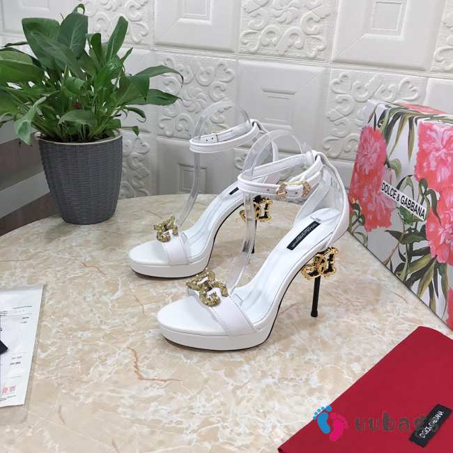 D&G white high heels 12cm - 1