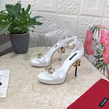 D&G white high heels 12cm