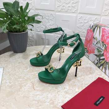 D&G green high heels 12cm