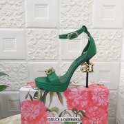 D&G green high heels 12cm - 6