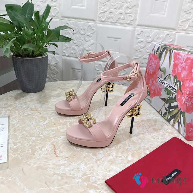 D&G light pink high heels 12cm - 1