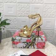 D&G gold high heels 12cm - 4