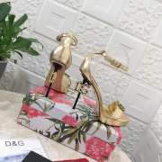 D&G gold high heels 12cm - 6