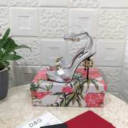 D&G silver high heels 12cm - 4