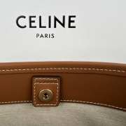 Celine Cuir Triomphe In Brown 18x22x13cm - 5