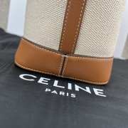 Celine Cuir Triomphe In Brown 18x22x13cm - 4