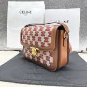 Celine Triomphe Shoulder Bag 18.5x14x6cm - 2