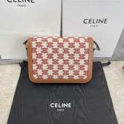 Celine Triomphe Shoulder Bag 18.5x14x6cm - 3