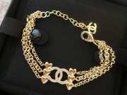 Chanel Peach Heart Multilayer Bracelet - 1