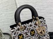 Dior lady with gold buckle 24cm - 3