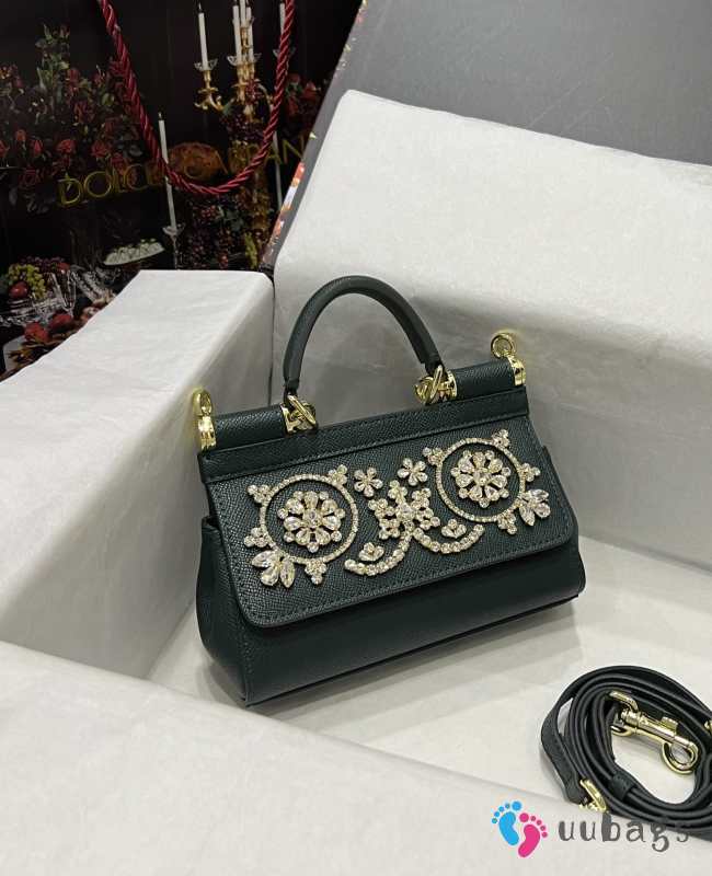 Dolce & Gabbana green handbag 18cm - 1