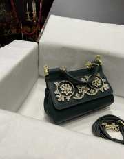 Dolce & Gabbana green handbag 18cm - 6