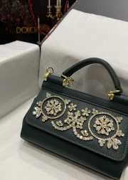 Dolce & Gabbana green handbag 18cm - 4