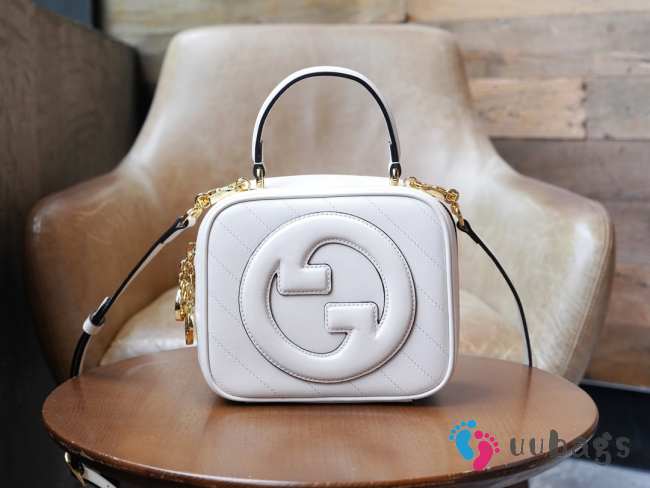 Gucci Small Blondie Bag In White 17x15x9cm - 1