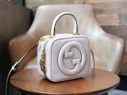 Gucci Small Blondie Bag In White 17x15x9cm - 2