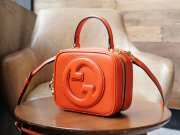 Gucci Small Blondie Bag In Orange 17x15x9cm - 6