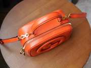 Gucci Small Blondie Bag In Orange 17x15x9cm - 3