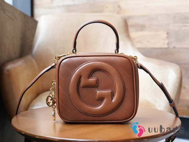 Gucci Small Blondie Bag In Brown 17x15x9cm - 1