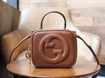 Gucci Small Blondie Bag In Brown 17x15x9cm