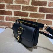 Gucci Blondie Shoulder Bag In Black 24x4x5cm - 5