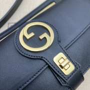 Gucci Blondie Shoulder Bag In Black 24x4x5cm - 3