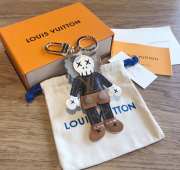 LV Kaws keychain bag pendant - 1