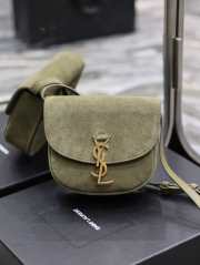 YSL Kaia small army green bag 18x15.5x5.5cm - 1