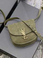 YSL Kaia small army green bag 18x15.5x5.5cm - 5