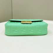 Fendi Baguette In Green 24x7x13cm - 6