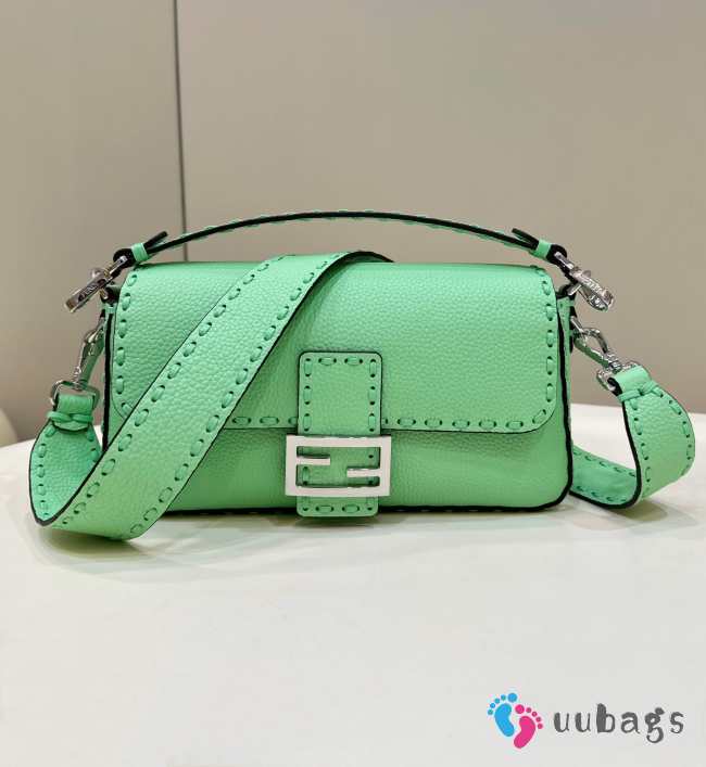 Fendi Baguette In Green 28x6.5x15cm - 1