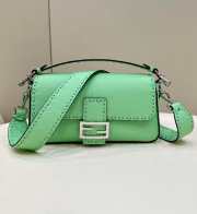 Fendi Baguette In Green 28x6.5x15cm - 1