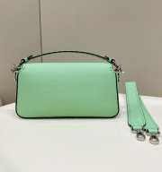 Fendi Baguette In Green 28x6.5x15cm - 6