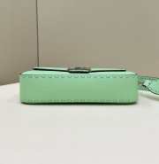 Fendi Baguette In Green 28x6.5x15cm - 5