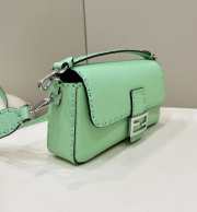 Fendi Baguette In Green 28x6.5x15cm - 2