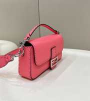 Fendi Baguette In Pink 28x6.5x15cm - 4