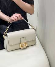 Fendi Baguette In White 28x6.5x15cm - 2