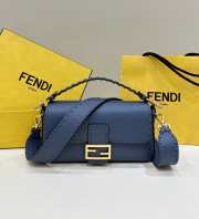 Fendi Baguette In Blue 28x6.5x15cm - 1