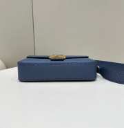 Fendi Baguette In Blue 28x6.5x15cm - 6