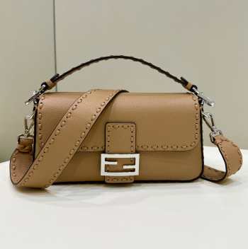 Fendi Baguette In Brown 28x6.5x15cm