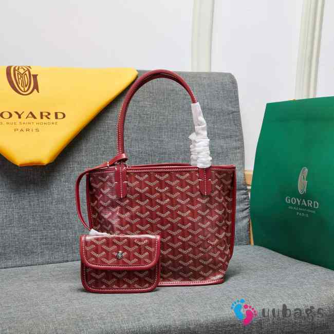 Goyard red mini tote 20x28x11cm - 1