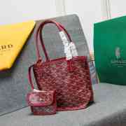 Goyard red mini tote 20x28x11cm - 4