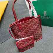 Goyard red mini tote 20x28x11cm - 2