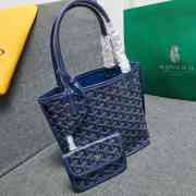 Goyard blue mini tote 20x28x11cm - 4