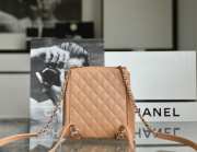 Chanel small backpack in brown 20.5x20x11.5cm - 2