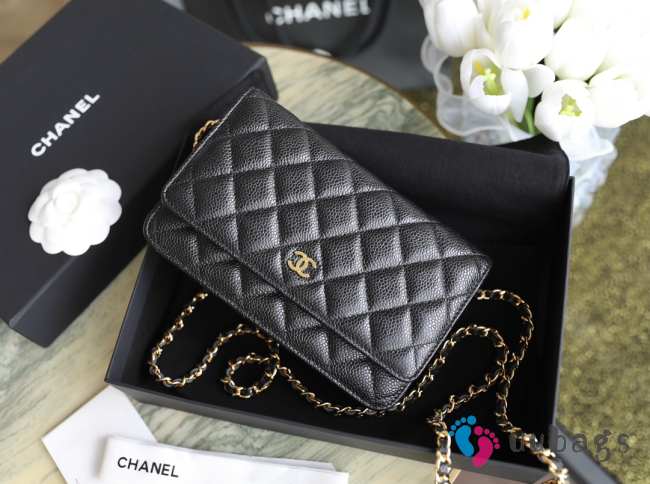 Chanel Woc In Black With Gold Hardware  - 1