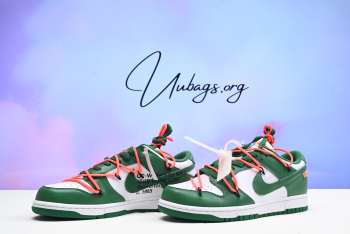 Nike Dunk Low Off-White Pine Green shoes