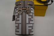 Fendi Mon Tresor Gray Leather Mini-Bag - 2