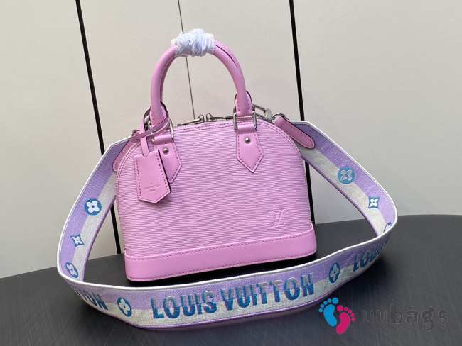 Uubags | Louis Vuitton M40302 Pink Alma BB handbag 23.5x17.5x11.5cm - 1