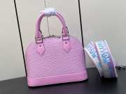 Uubags | Louis Vuitton M40302 Pink Alma BB handbag 23.5x17.5x11.5cm - 3