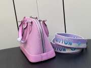 Uubags | Louis Vuitton M40302 Pink Alma BB handbag 23.5x17.5x11.5cm - 4